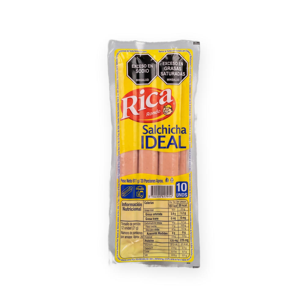 Salchicha Ideal · Rica
