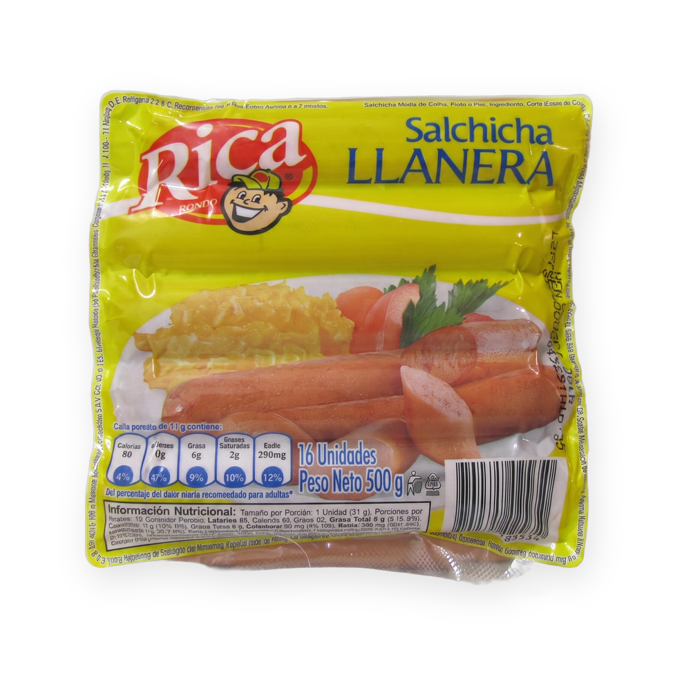 Salchicha Llanera · Rica
