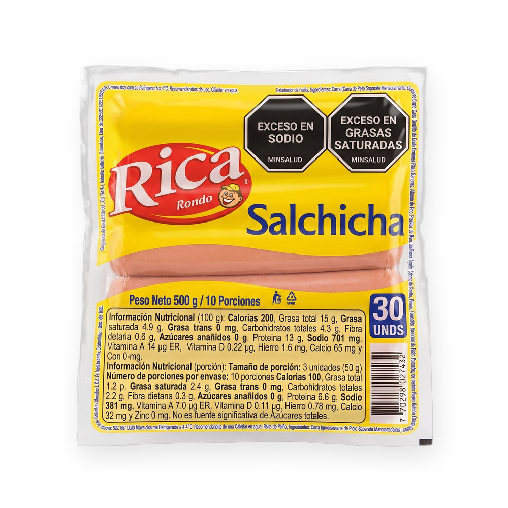 Salchicha Mini · Rica
