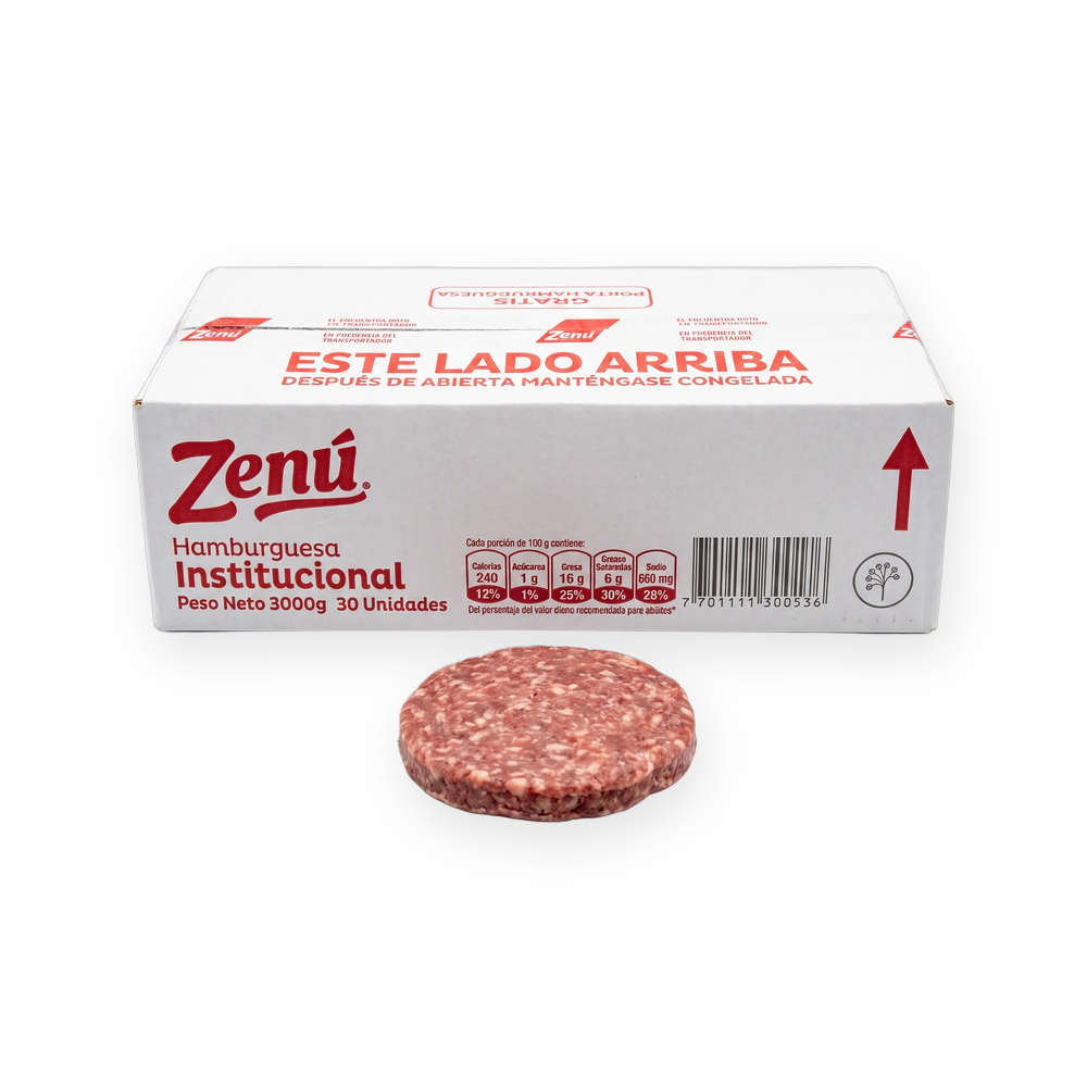 Hamburguesa de Res · Zenú