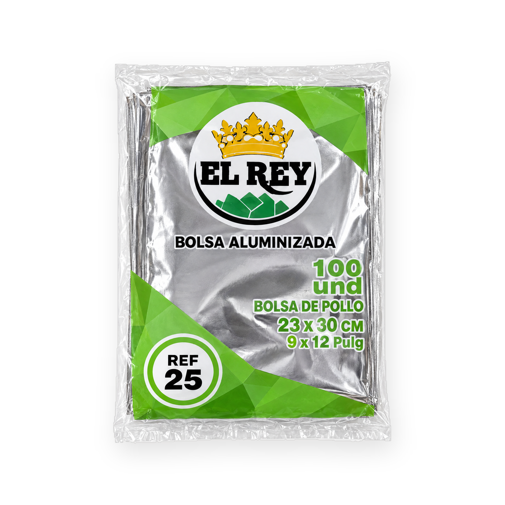 Bolsa aluminio R-25 (23x30 cm) · El Rey