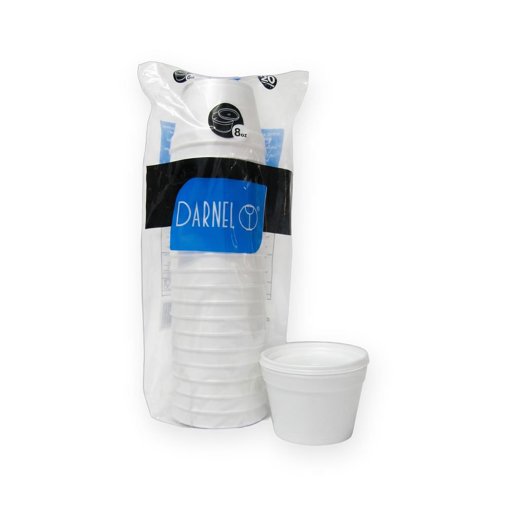 Contenedor 8 oz con tapa · Darnel