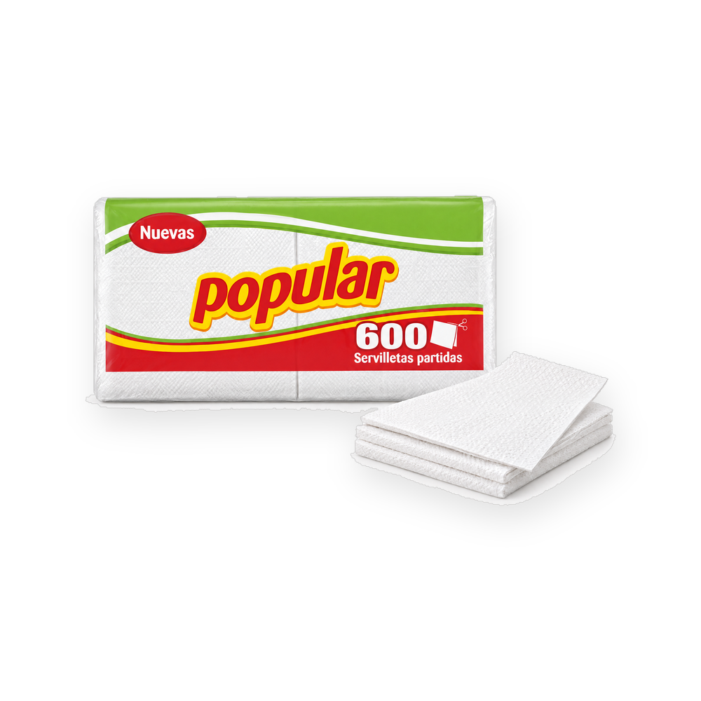 Servilleta popular · Popular