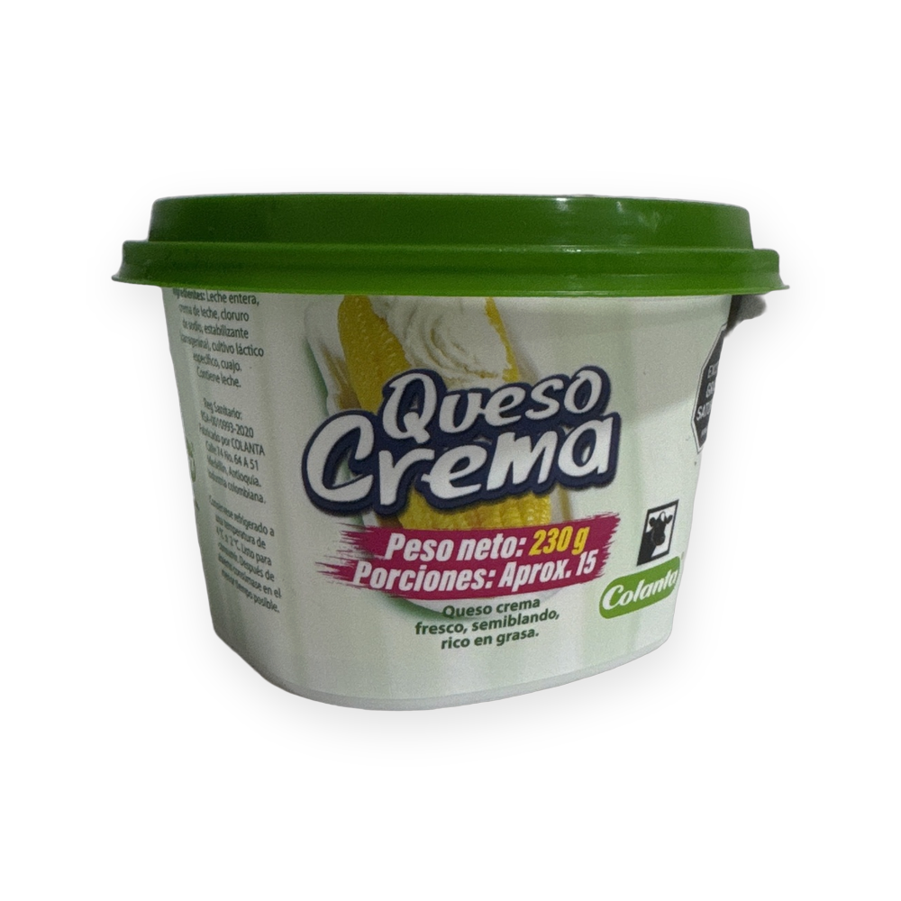 Queso Crema 230 g · Colanta